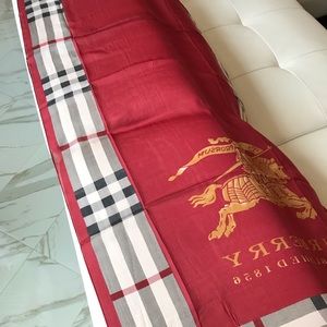 Burberry Accessories - Burberry scarf Like New. 100% silk. Retail 250.00 Burberry Accessories - Burberry scarf Like New. 100% silk. Retail 250.00